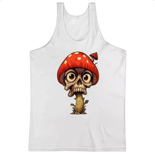Camiseta Regata Cogumelo Skull
