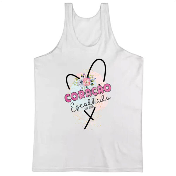 Camiseta Regata Gospel Coracao escolhido