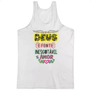 Camiseta Regata Gospel Fonte inesgotavel