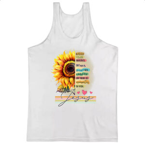 Camiseta Regata Gospel Girassol a Fe
