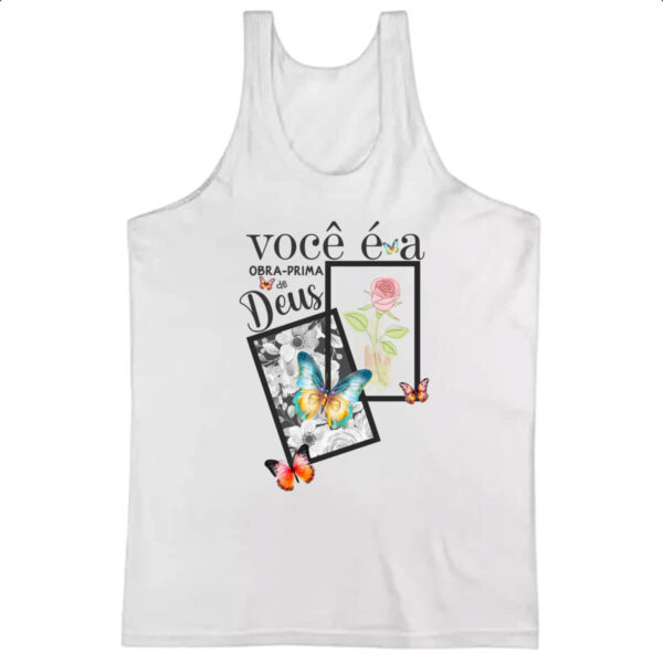 Camiseta Regata Gospel Obra prima