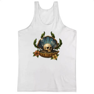 Camiseta Regata Ostra Perola Caveira