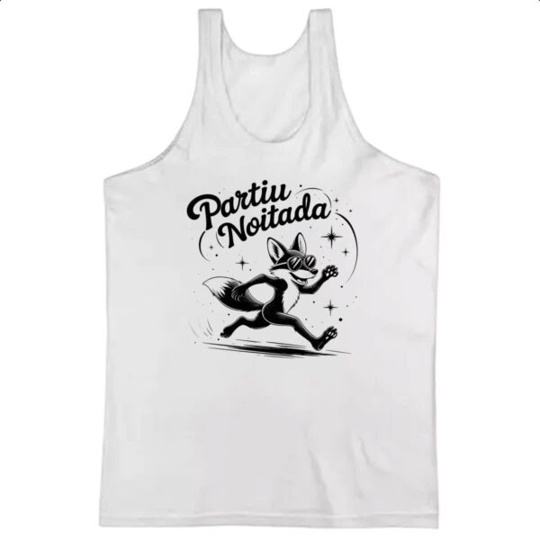 Camiseta Regata Partiu Noitada Raposa
