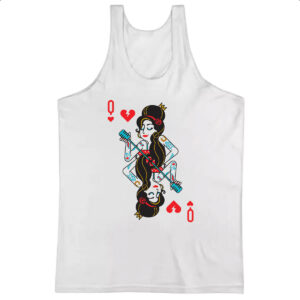 Camiseta Regata Baralho Rainha Amy Winehouse