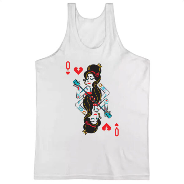Camiseta Regata Baralho Rainha Amy Winehouse