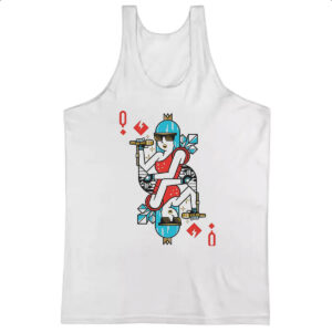 Camiseta Regata Baralho Rainha Lady Gaga