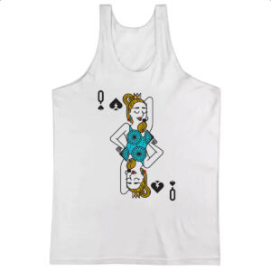 Camiseta Regata Baralho Rainha Madonna