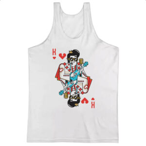 Camiseta Regata Baralho Rei Elvis