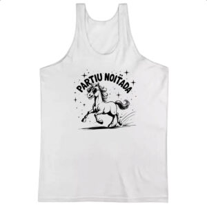 Camiseta Regata Partiu Noitada Cavalo