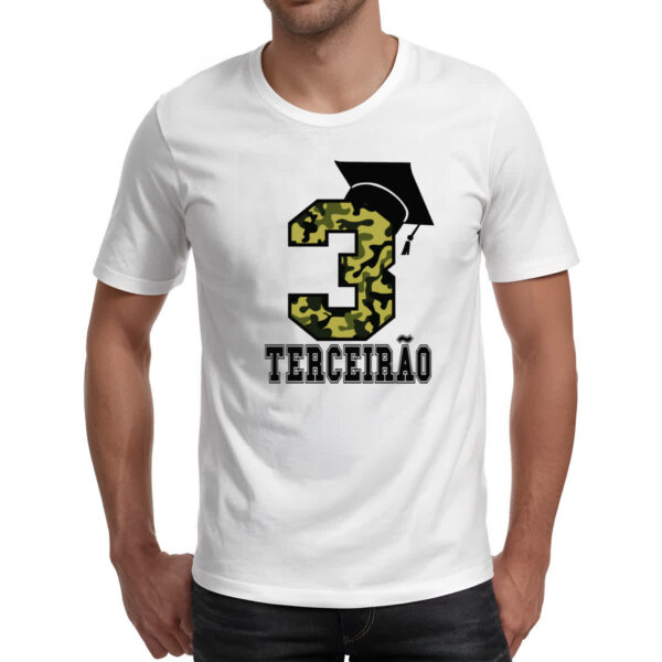 Camiseta Unissex Terceirao Camuflagem 3 com capelo - Imagem 2