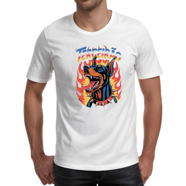 Camiseta Unissex Terceirao Doberman - Imagem 2