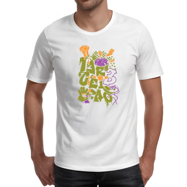 Camiseta Unissex Terceirao Grafite cerebro - Imagem 2