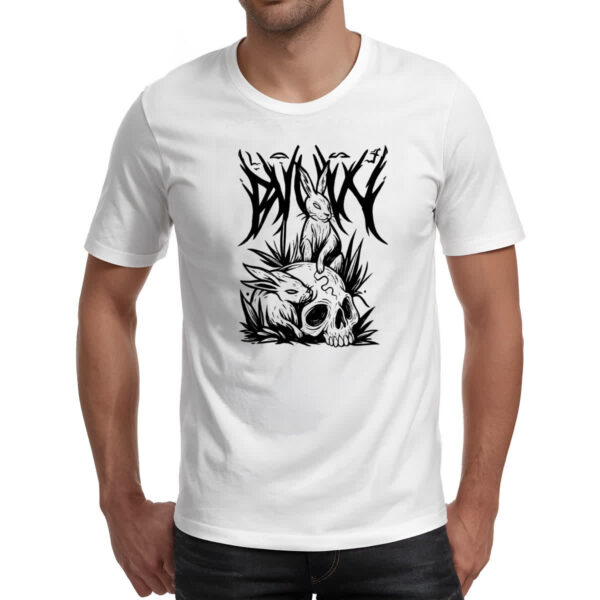 Camiseta Unissex Coelho Negro Dark Rabbit - Imagem 2