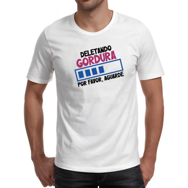 Camiseta Unissex Deletando Gordura - Imagem 2