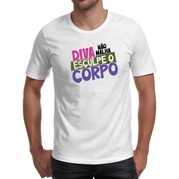 Camiseta Unissex Diva nao malha - Imagem 2