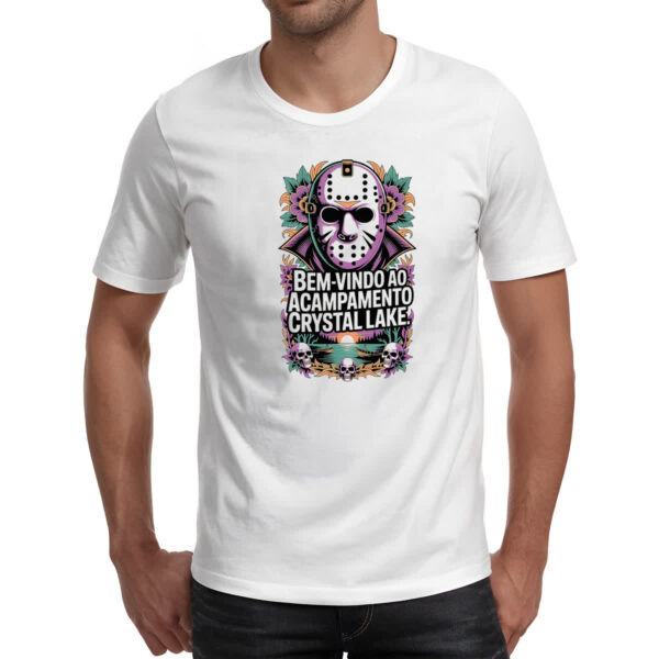 Camiseta Unissex Bem vindo a Cristal Lake - Imagem 2