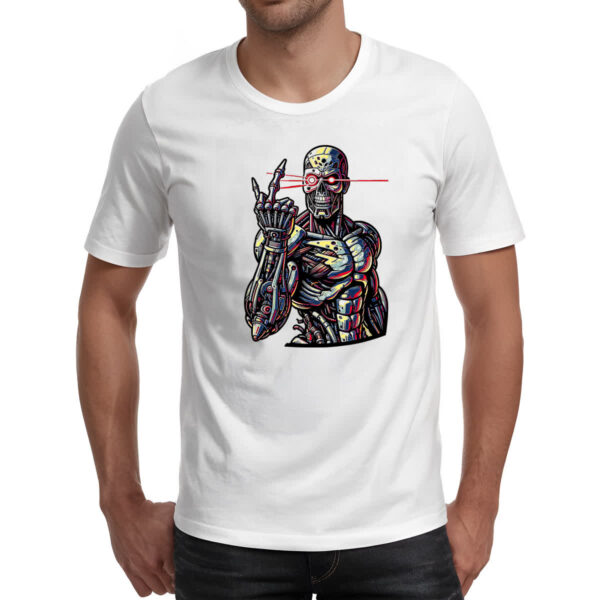 Camiseta Unissex Exterminador mal educado - Imagem 2