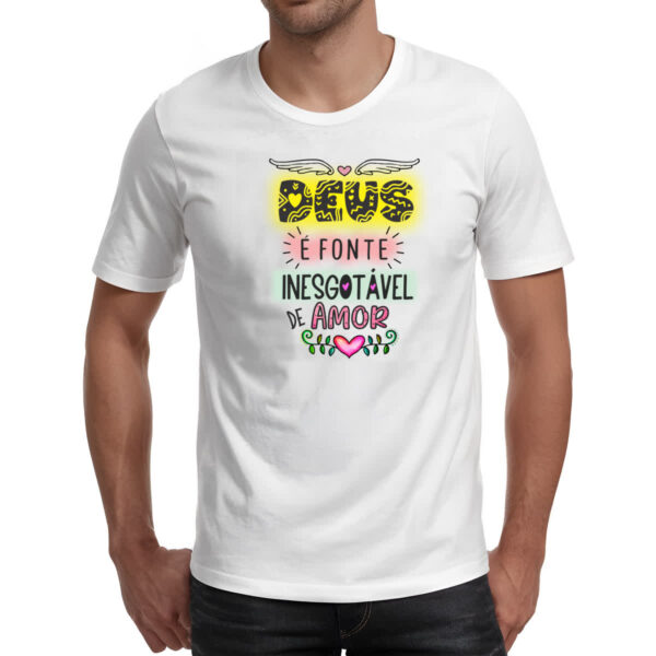 Camiseta Unissex Gospel Fonte inesgotavel - Imagem 2