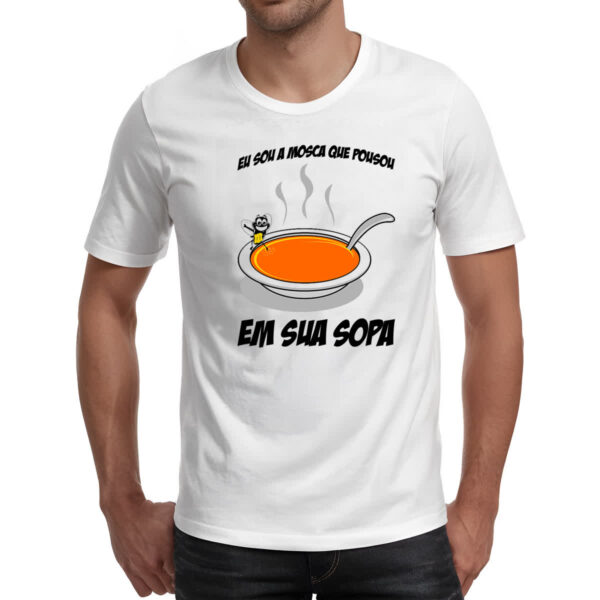 Camiseta Unissex Mosca na Sopa - Imagem 2