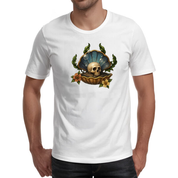 Camiseta Unissex Ostra Perola Caveira - Imagem 2