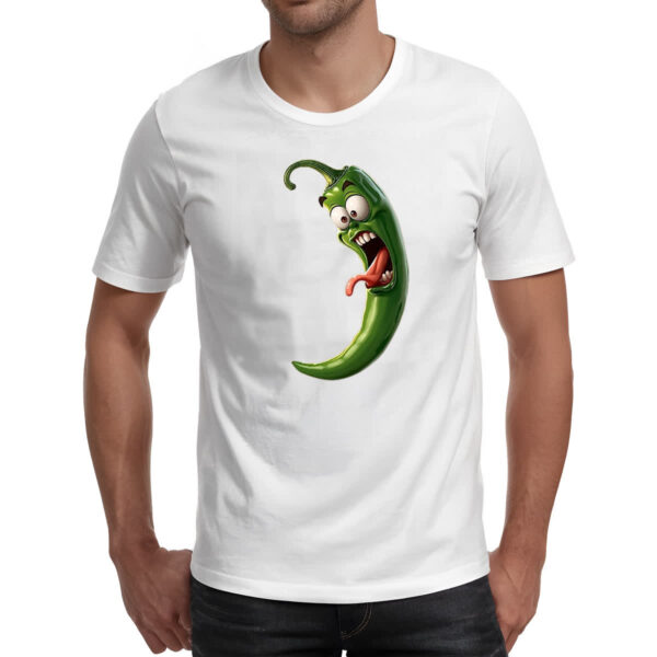 Camiseta Unissex Pimenta Verde Travessa - Imagem 2