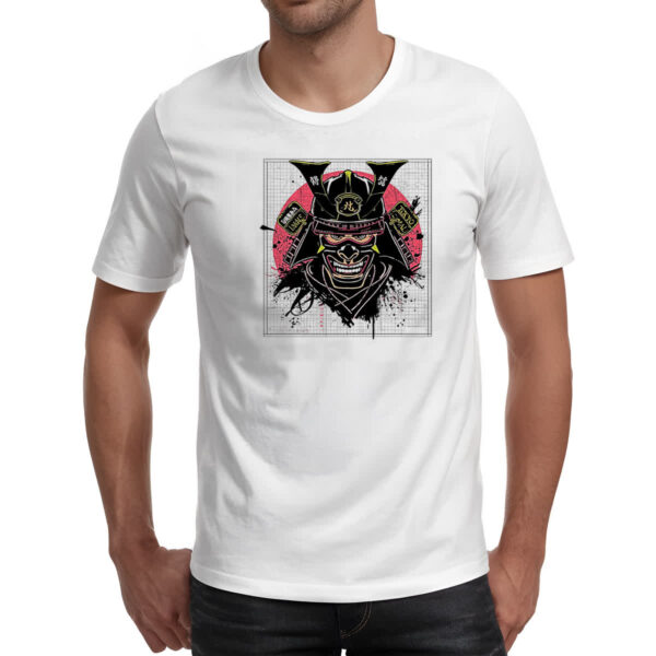 Camiseta Unissex Samurai Street Art - Imagem 2