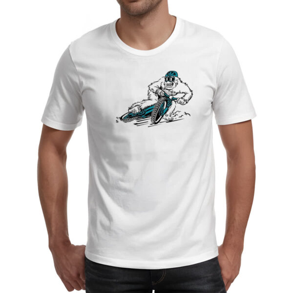 Camiseta Unissex Yeti na BMX - Imagem 2