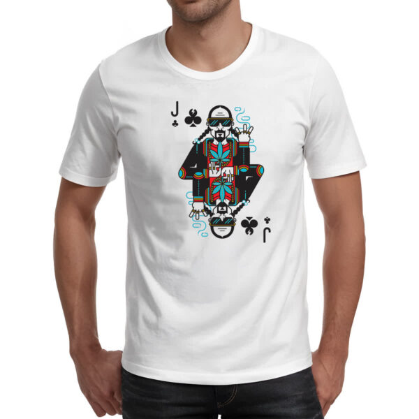 Camiseta Unissex Baralho Valete Snoop Dogg - Imagem 2