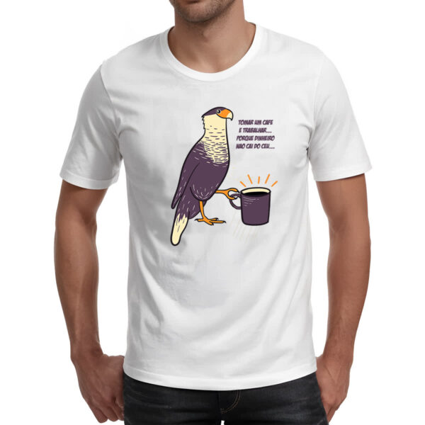 Camiseta Unissex Carcara Cafe Trabalho - Imagem 2