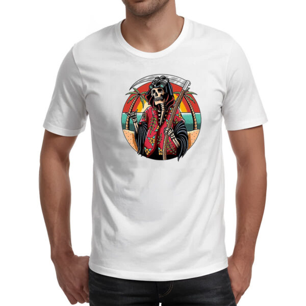Camiseta Unissex Ceifador Ferias Sunset Art - Imagem 2