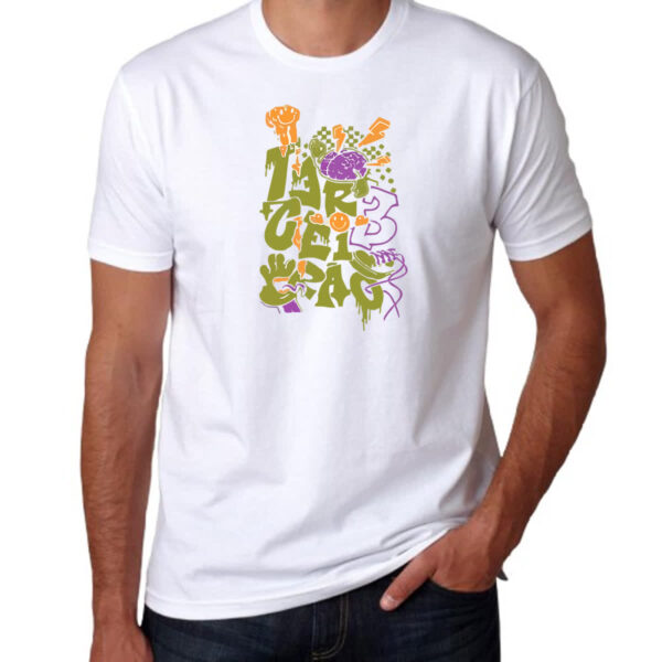 Camiseta Unissex Terceirao Grafite cerebro - Imagem 3