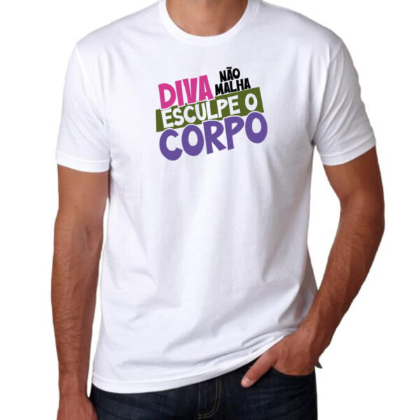 Camiseta Unissex Diva nao malha - Imagem 3