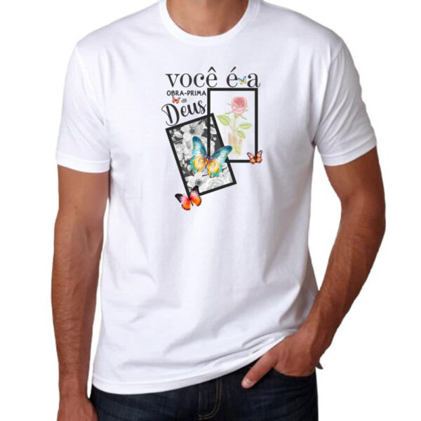 Camiseta Unissex Gospel Obra prima - Imagem 3
