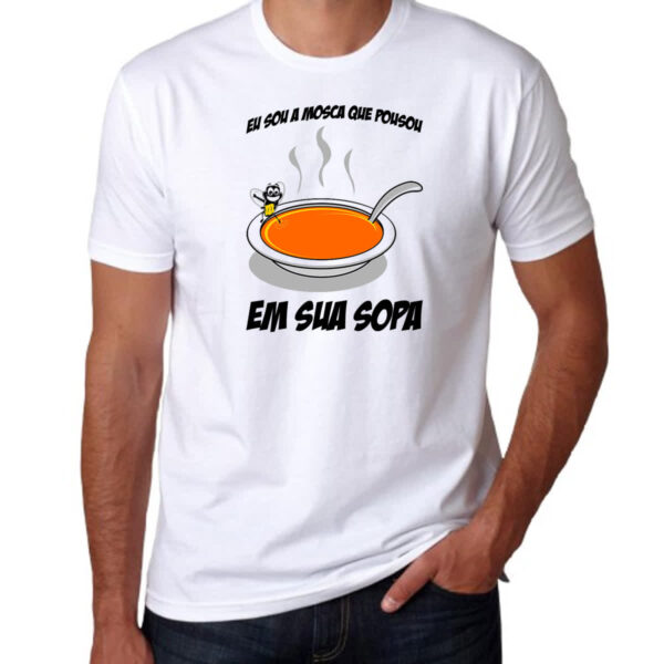 Camiseta Unissex Mosca na Sopa - Imagem 3