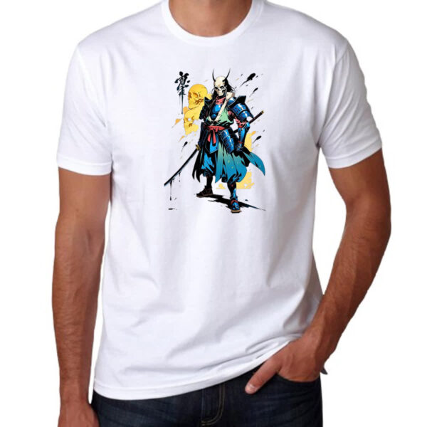 Camiseta Unissex Samurai Morto Vivo - Imagem 3