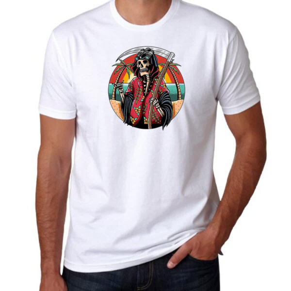 Camiseta Unissex Ceifador Ferias Sunset Art - Imagem 3