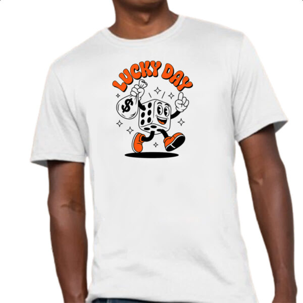 Camiseta Unissex Dia de sorte - Imagem 4