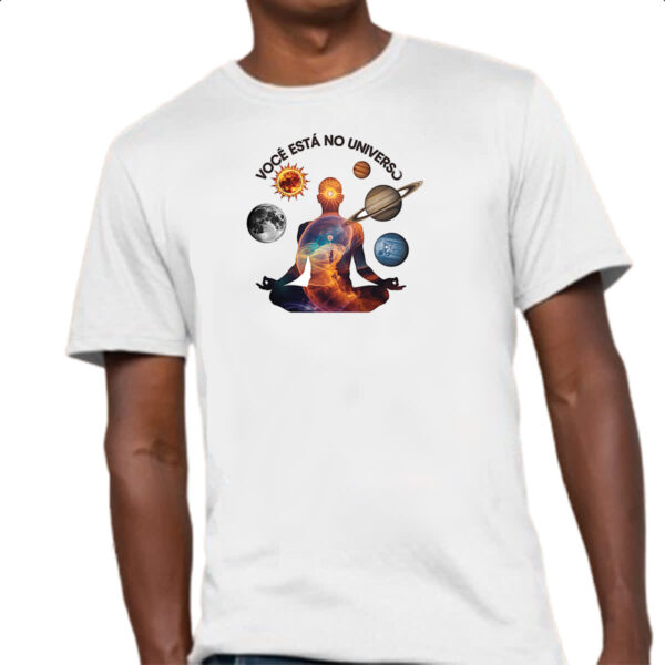 Camiseta Unissex Voce Esta no Universo - Imagem 4