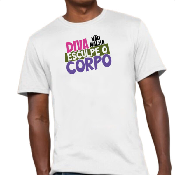 Camiseta Unissex Diva nao malha - Imagem 4