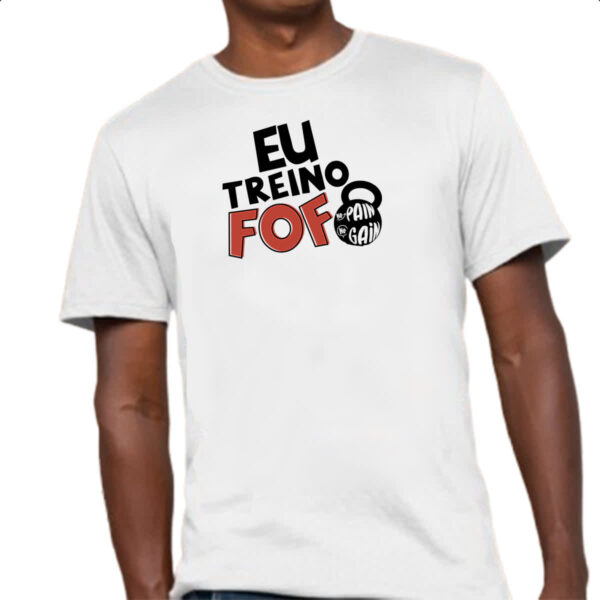 Camiseta Unissex Eu treino fofo - Imagem 4