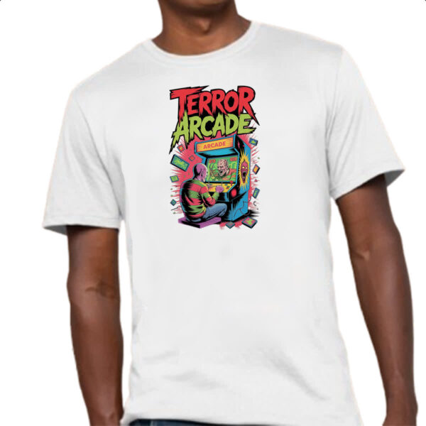 Camiseta Unissex Terror Arcade - Imagem 4