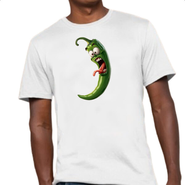 Camiseta Unissex Pimenta Verde Travessa - Imagem 4
