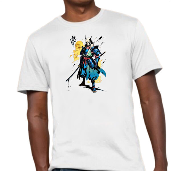 Camiseta Unissex Samurai Morto Vivo - Imagem 4