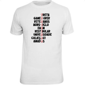 Camiseta Unissex Terceirao Acrostico