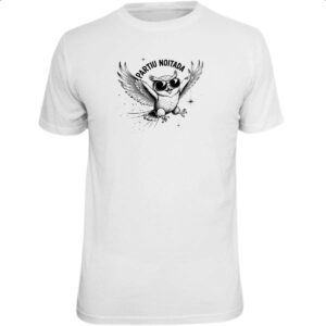 Camiseta Unissex Partiu Noitada Coruja