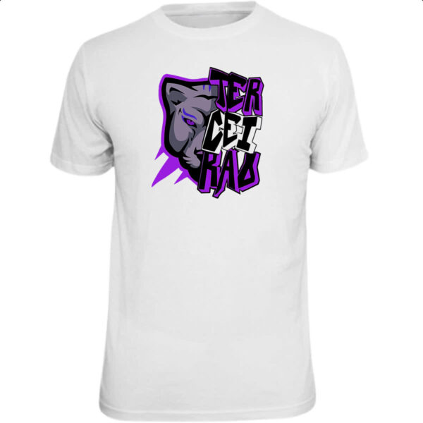 Camiseta Unissex Terceirao Pantera rosto