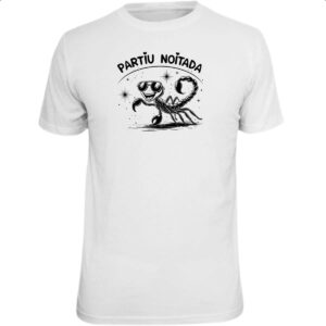 Camiseta Unissex Partiu Noitada Escorpiao