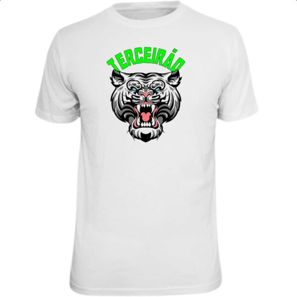 Camiseta Unissex Terceirao Tigre rugindo