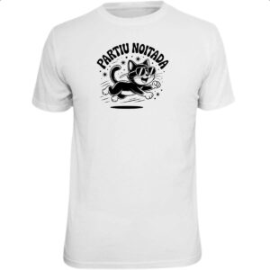 Camiseta Unissex Partiu Noitada Gato