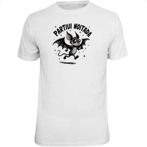 Camiseta Unissex Partiu Noitada Morcego